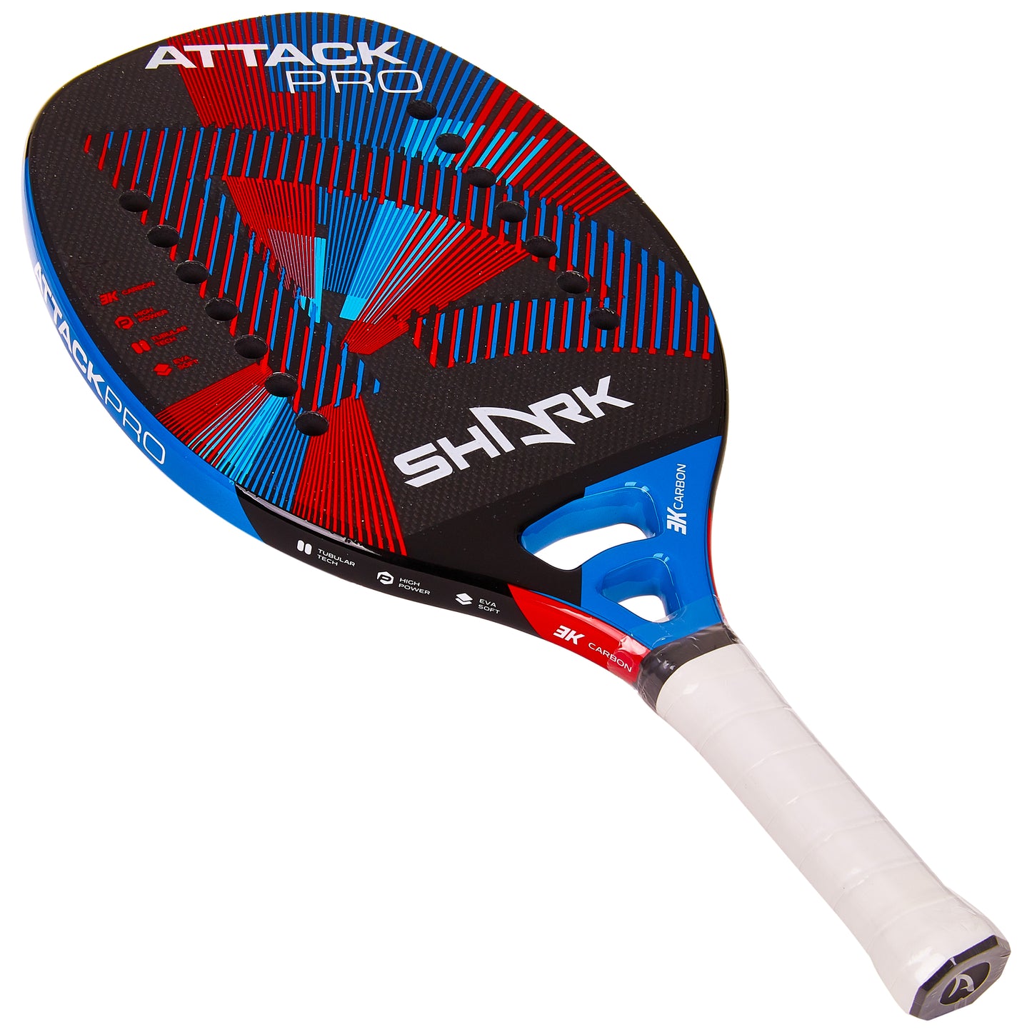 SHARK ATTACK BEACH TENNIS PADDLE - RACQUET 2023