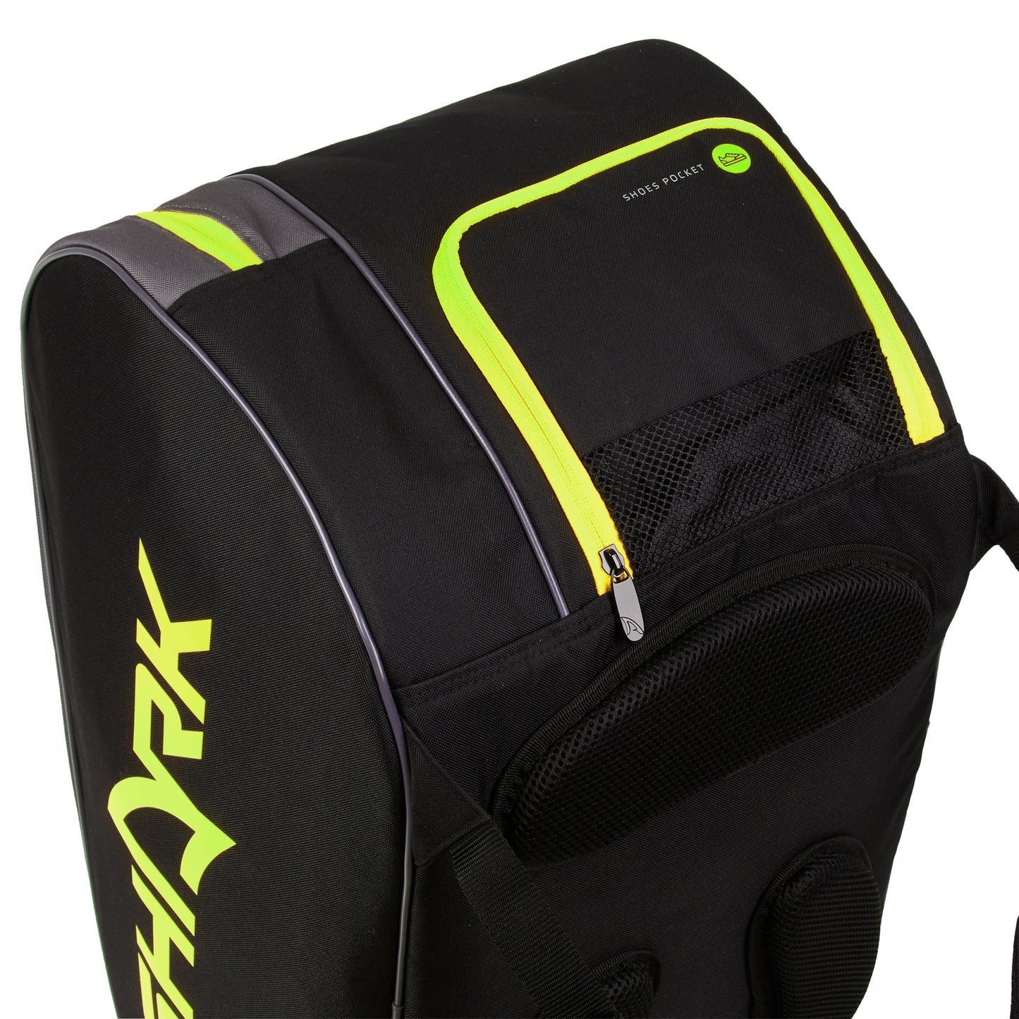 Shark Beach Tennis Bag - Black & Yellow