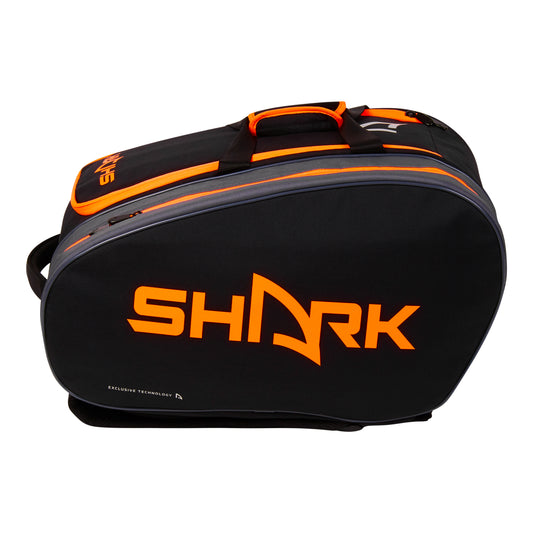 Shark Beach Tennis Bag - Black & Orange