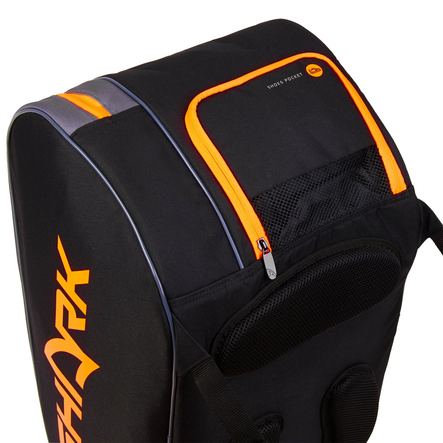 Shark Beach Tennis Bag - Black & Orange