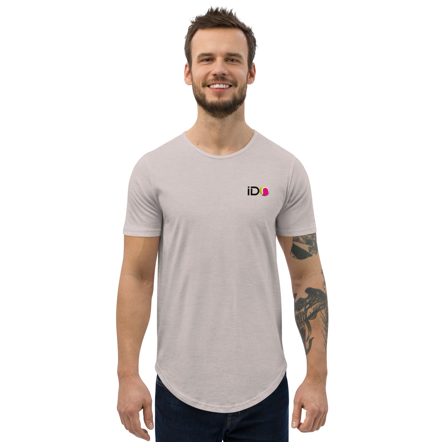 I Do Beach Tennis Official Men's Curved T-Shirt