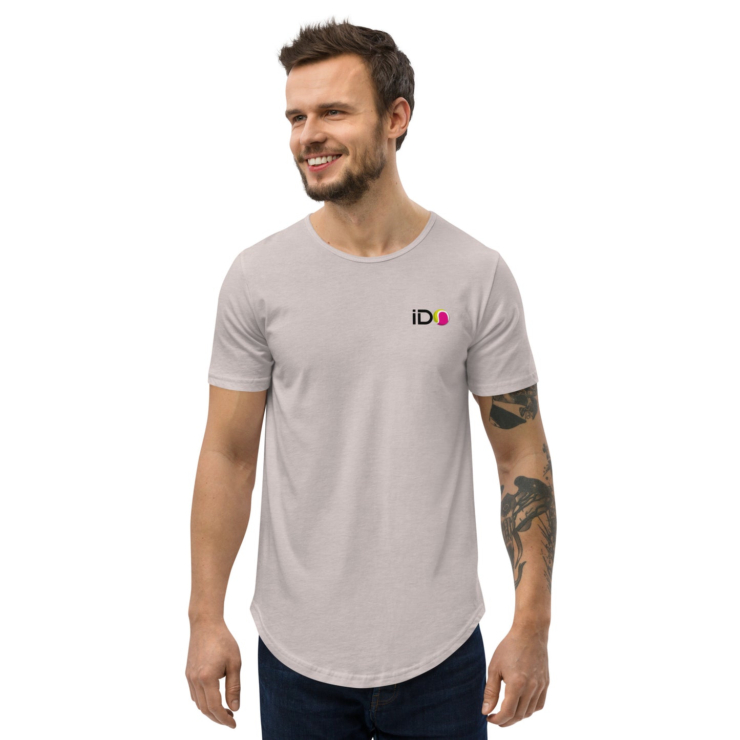 I Do Beach Tennis Official Men's Curved T-Shirt