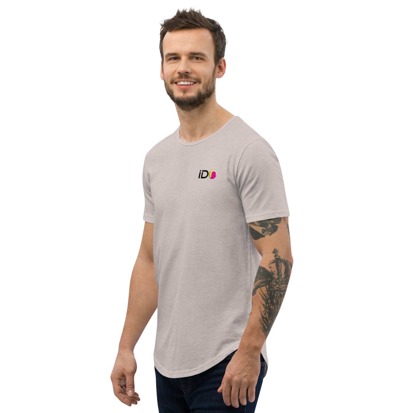 I Do Beach Tennis Official Men's Curved T-Shirt
