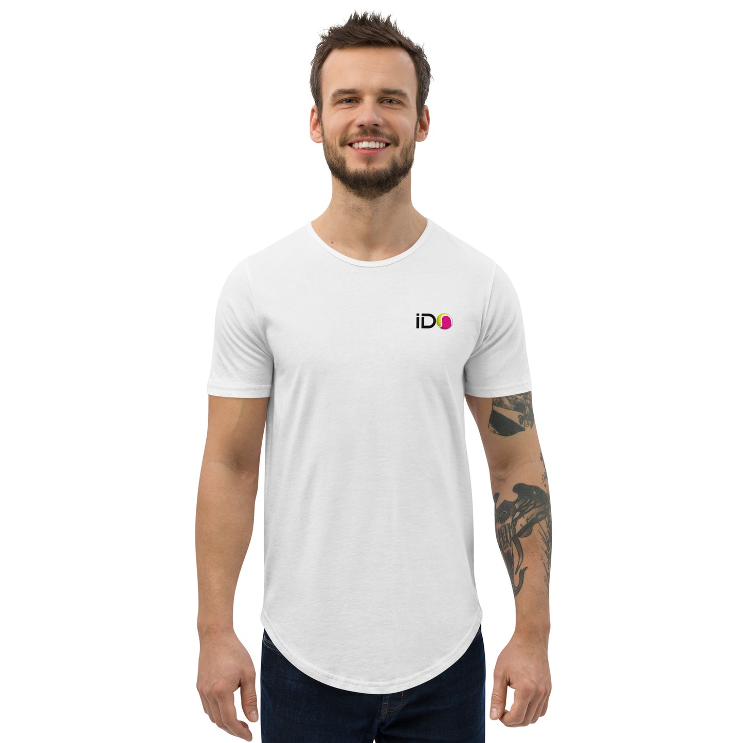 I Do Beach Tennis Official Men's Curved T-Shirt