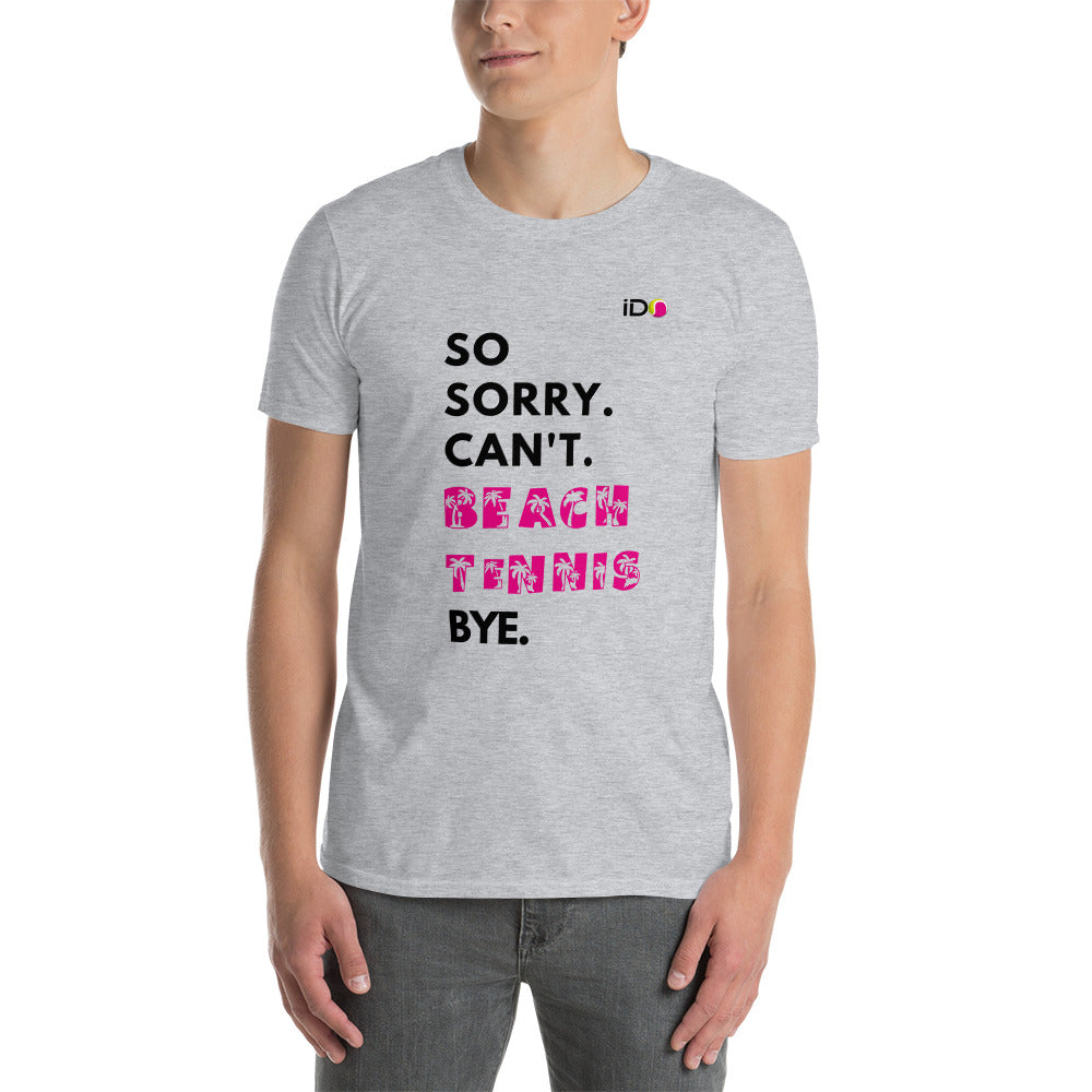 So Busy Beach Tennis - Short-Sleeve T-Shirt
