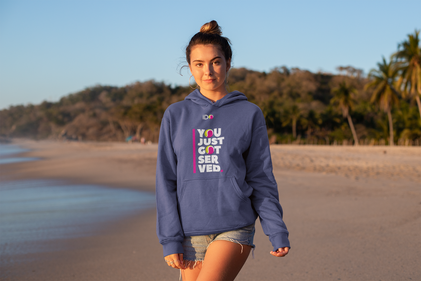 You just got served - Beach Tennis Hoodie