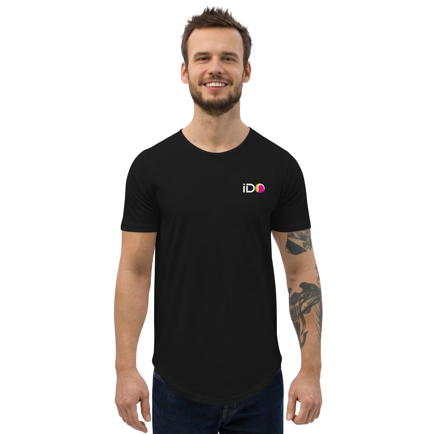 I Do Beach Tennis Official Men's Curved T-Shirt