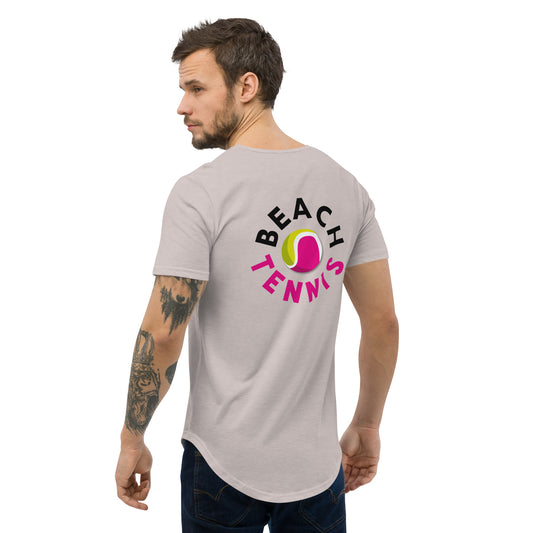 Beach Tennis Circle  - Curve T-shirt