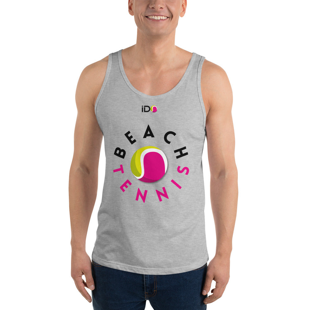 I Do Beach Tennis Circle Men's Tank Top
