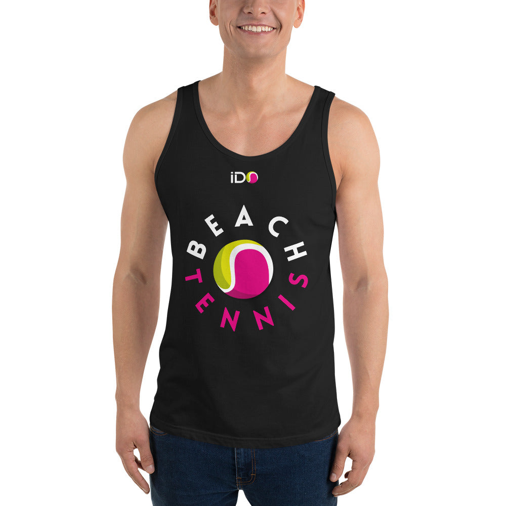 I Do Beach Tennis Circle Men's Tank Top