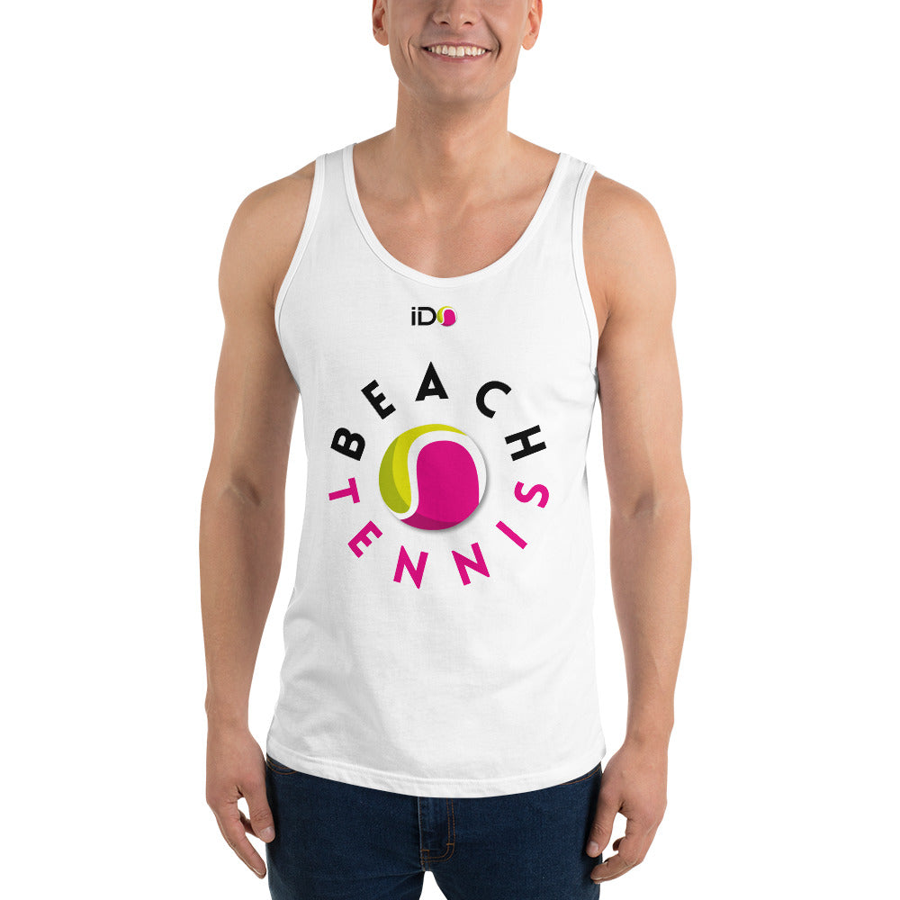 I Do Beach Tennis Circle Men's Tank Top