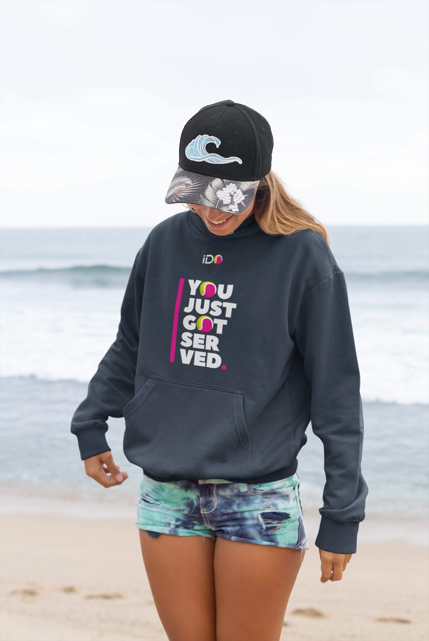 You just got served - Beach Tennis Hoodie