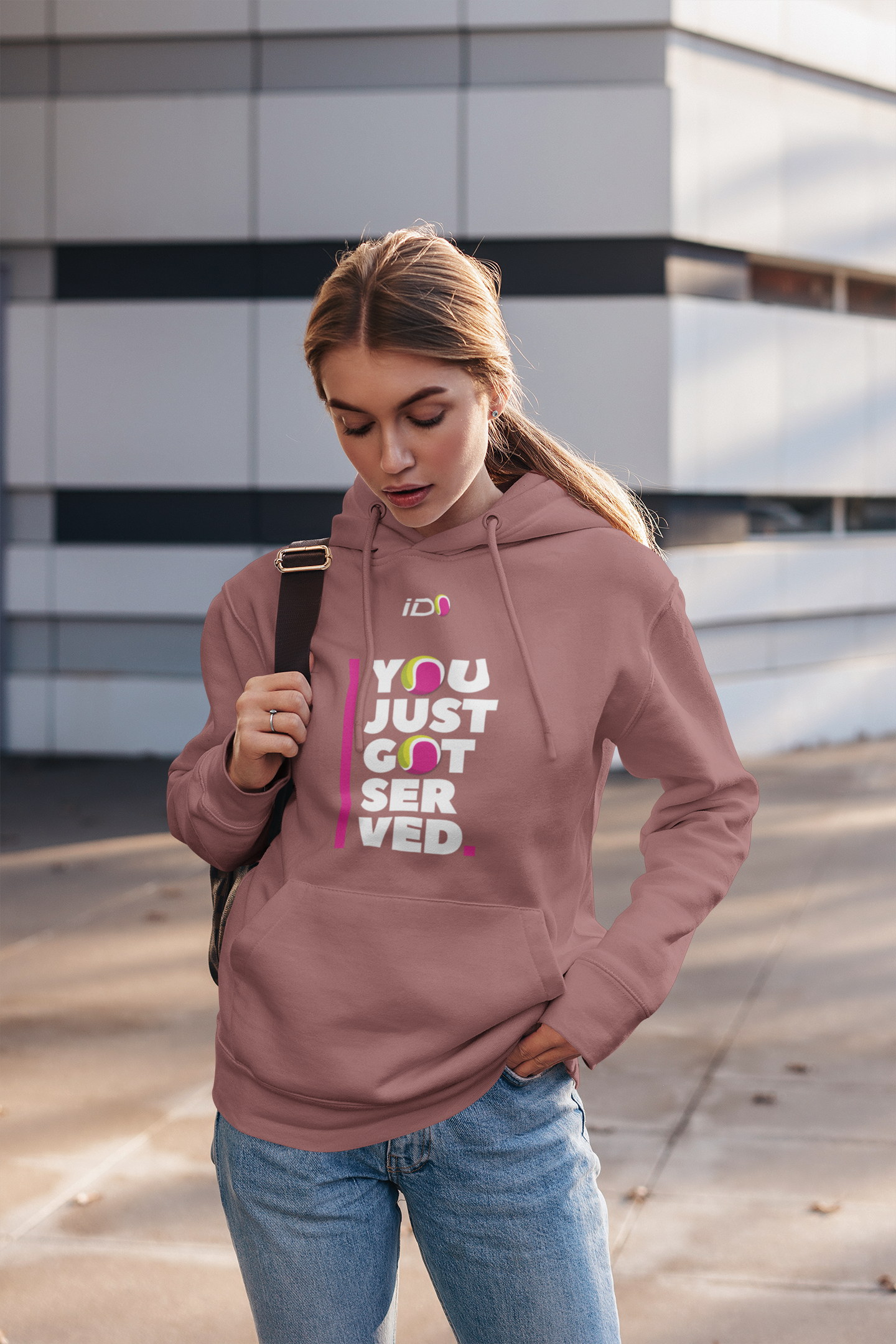 You just got served - Beach Tennis Hoodie