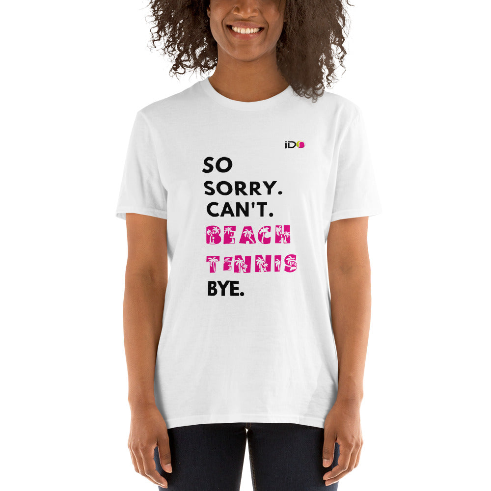 So Busy Beach Tennis - Short-Sleeve T-Shirt