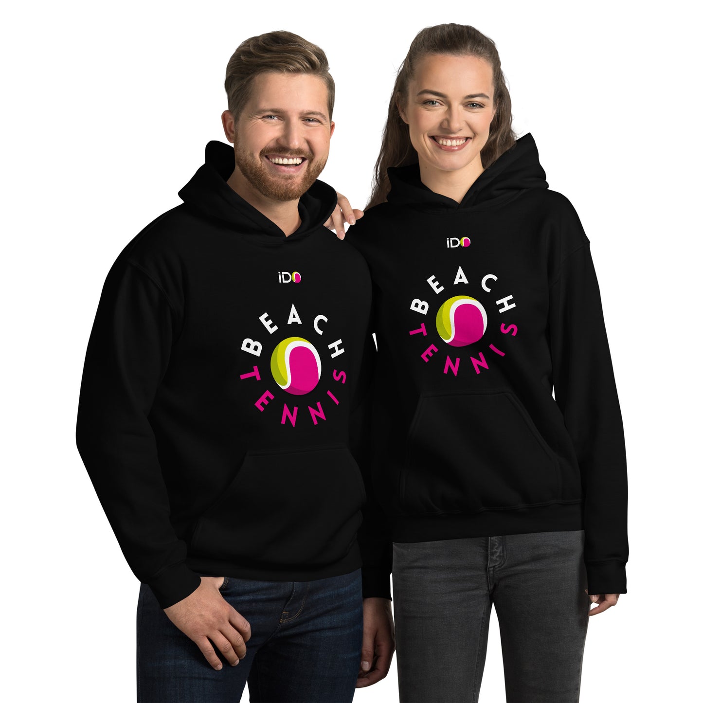 I Do Beach Tennis Circle Hoodie
