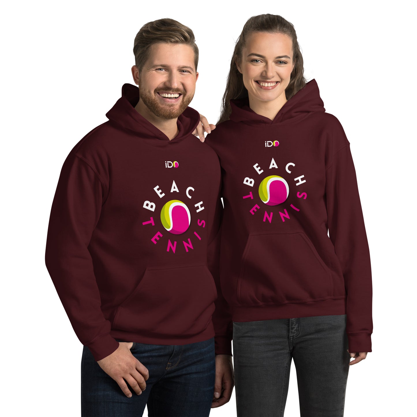 I Do Beach Tennis Circle Hoodie