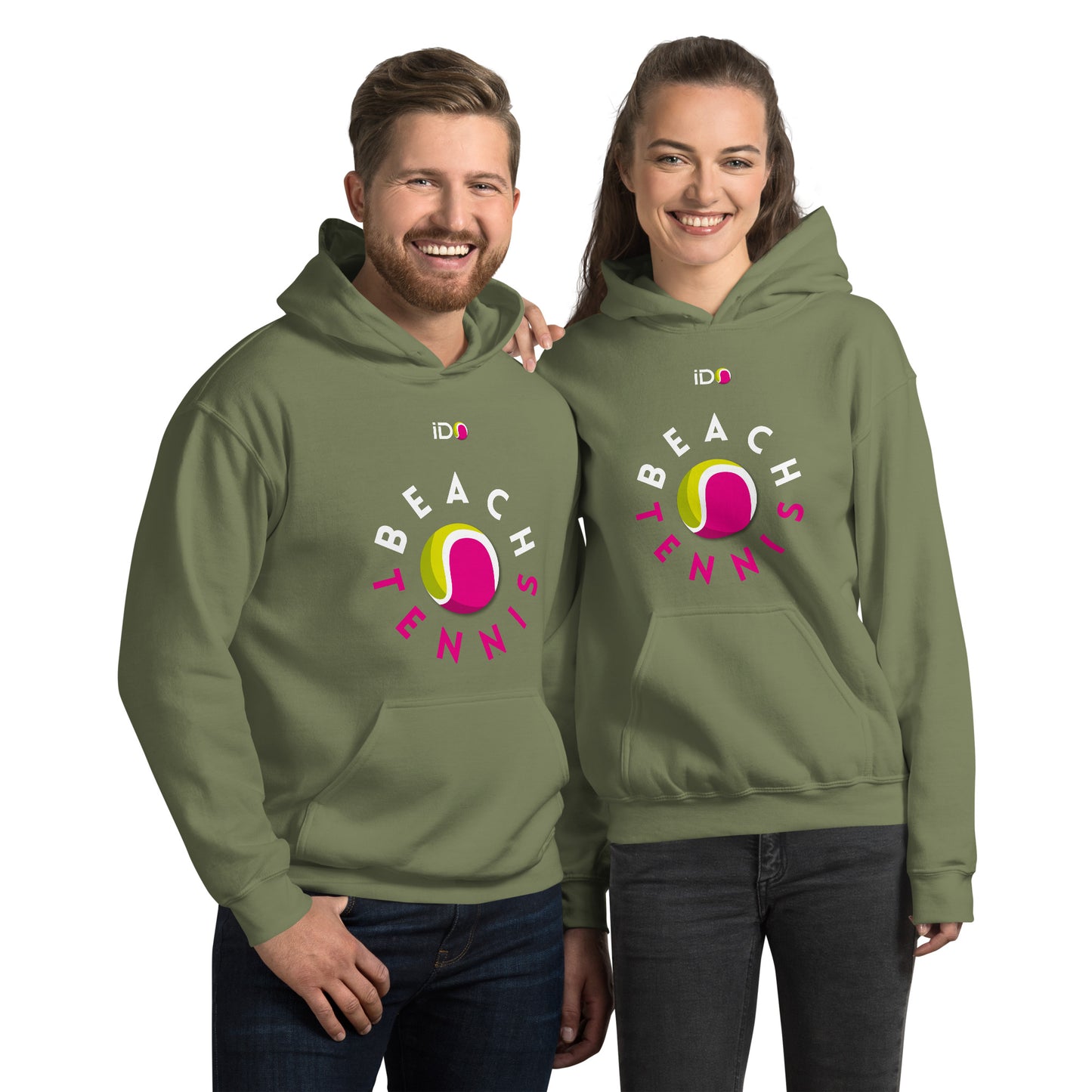 I Do Beach Tennis Circle Hoodie