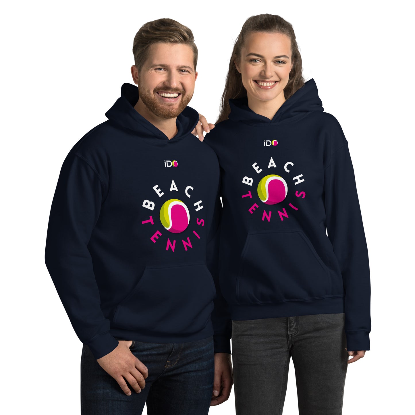 I Do Beach Tennis Circle Hoodie