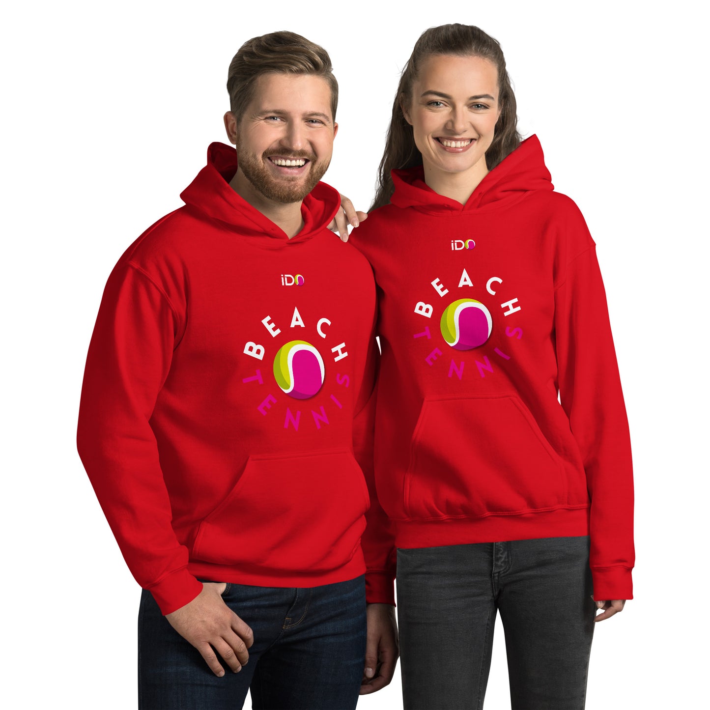 I Do Beach Tennis Circle Hoodie