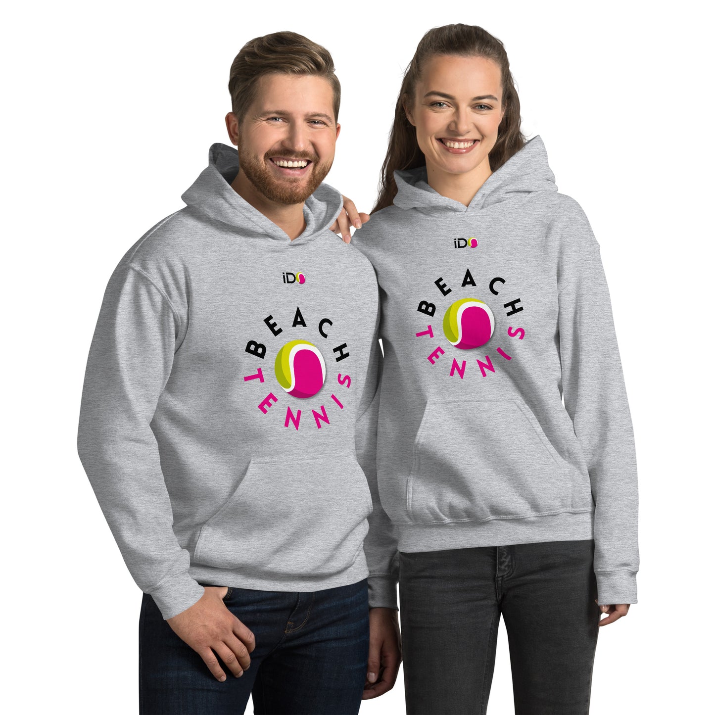 I Do Beach Tennis Circle Hoodie