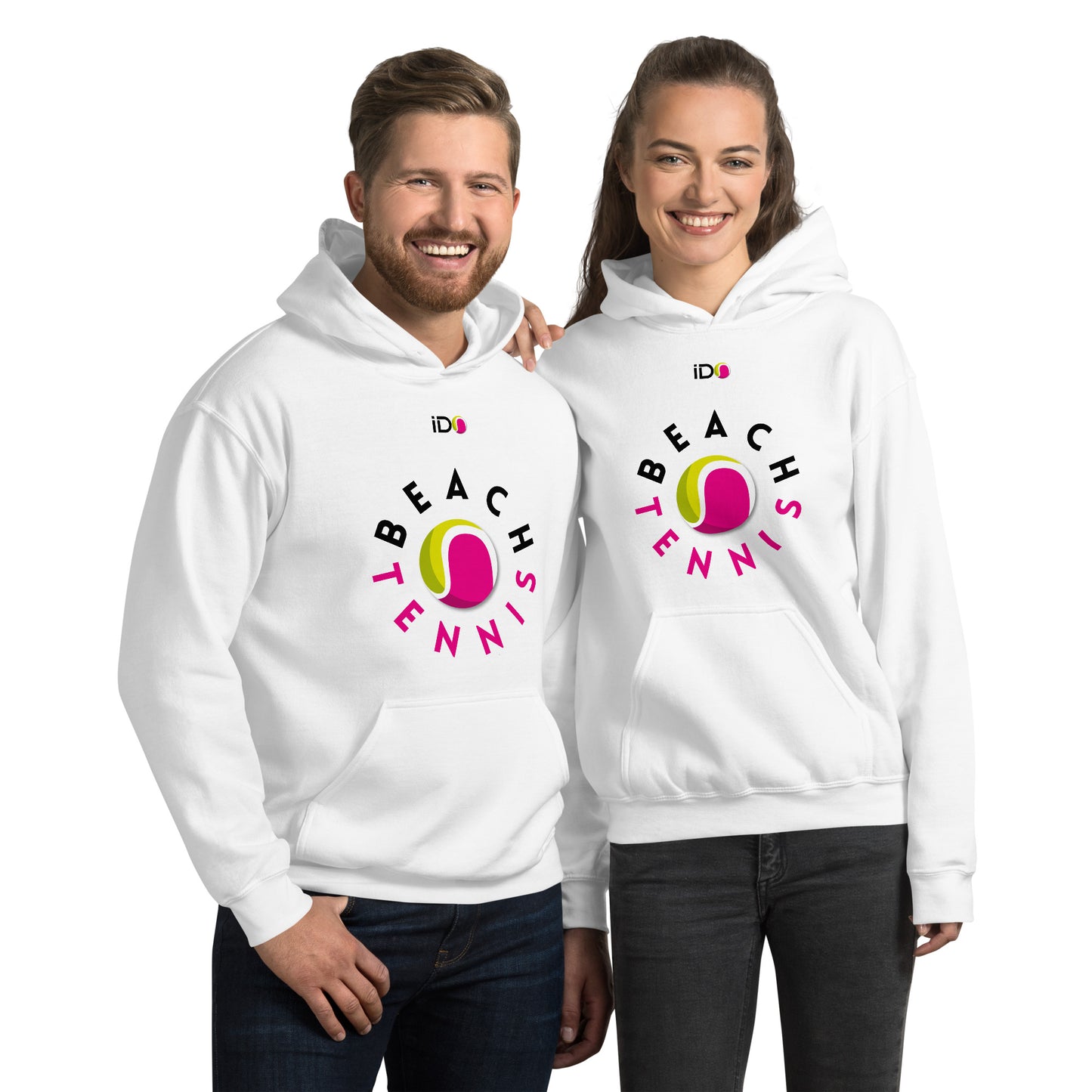 I Do Beach Tennis Circle Hoodie