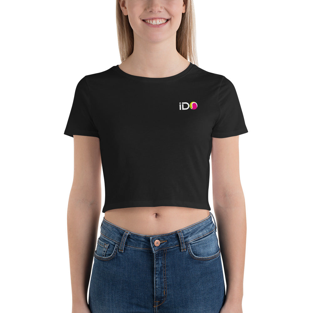 I Do Beach Tennis Official - Women’s Crop Tee