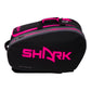 Shark Beach Tennis Bag - Black & Pink