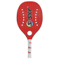 Red Hex 𝑮𝑻 Beach Tennis Paddle