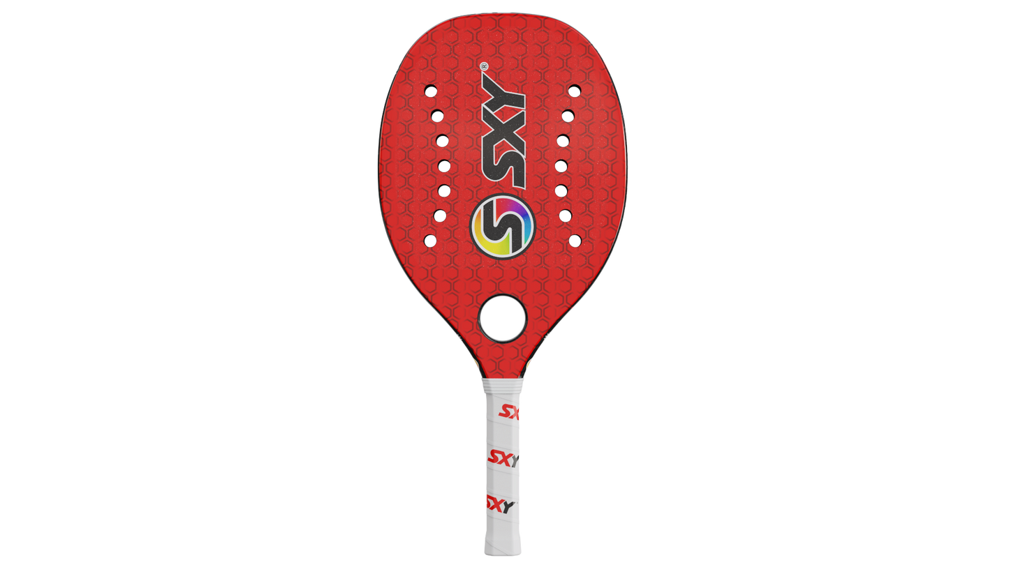 Red Hex 𝑮𝑻 Beach Tennis Paddle