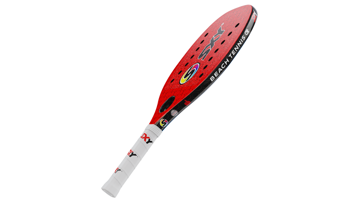 Red Hex 𝑮𝑻 Beach Tennis Paddle