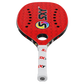 Red Hex 𝑮𝑻 Beach Tennis Paddle