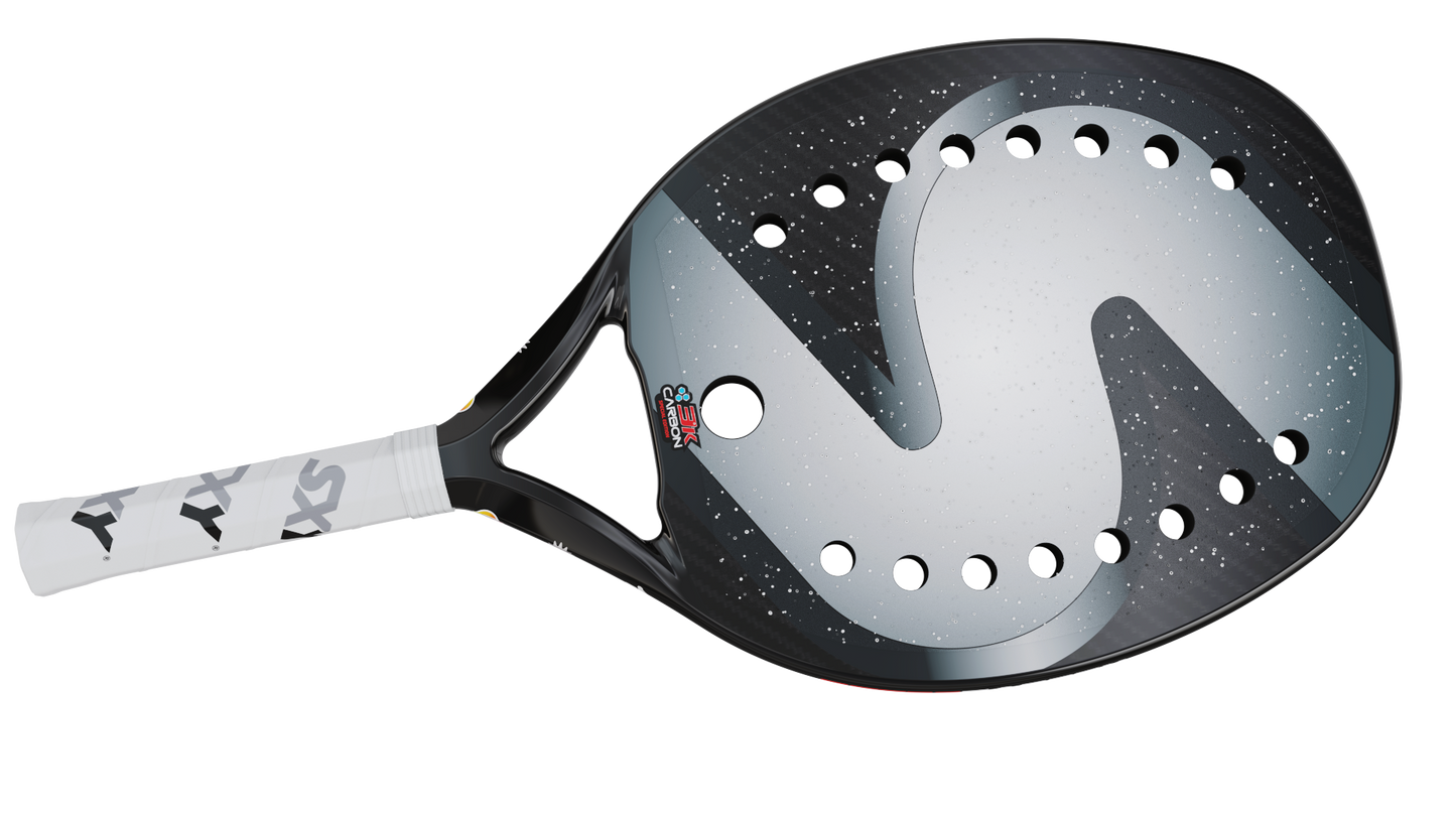 Retro Carbon Beach Tennis Paddle