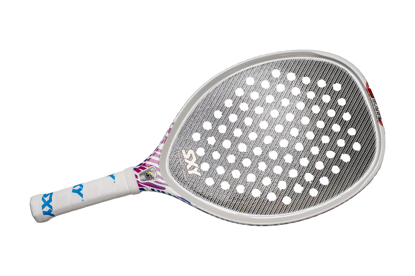 SXY Blade 2.0 Limited Edition Beach Tennis Paddle in Pearl White