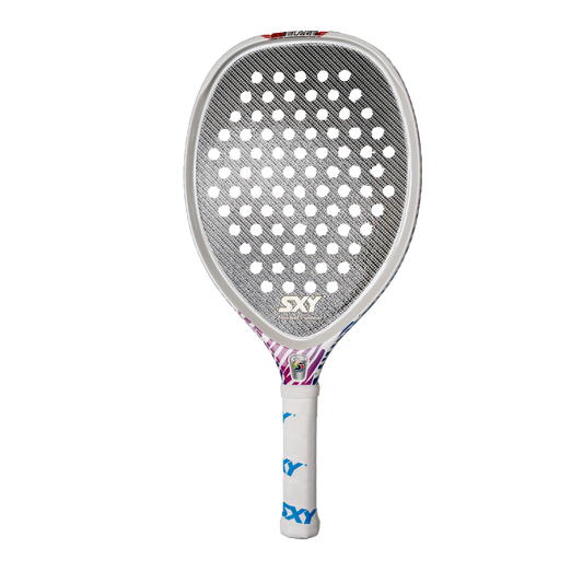 SXY Blade 2.0 Limited Edition Beach Tennis Paddle in Pearl White