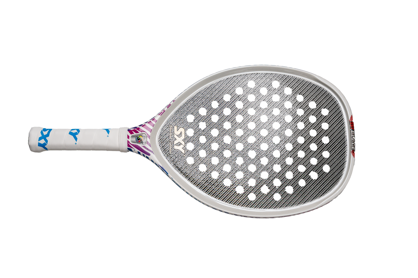 SXY Blade 2.0 Limited Edition Beach Tennis Paddle in Pearl White