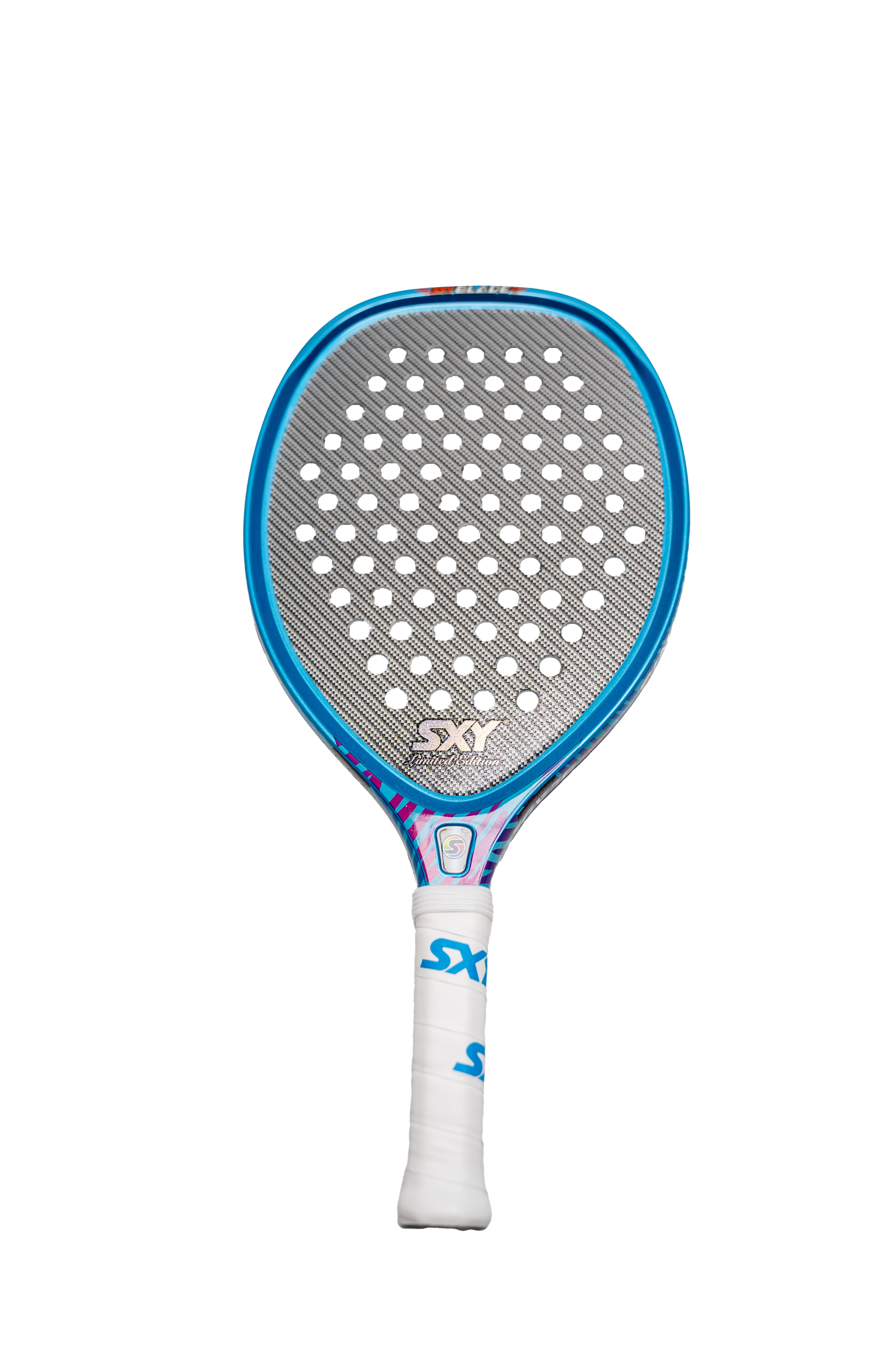 SXY Blade 2.0 Limited Edition Beach Tennis Paddle in Sky Blue Metallic