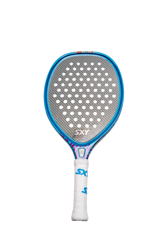 SXY Blade 2.0 Limited Edition Beach Tennis Paddle in Sky Blue Metallic